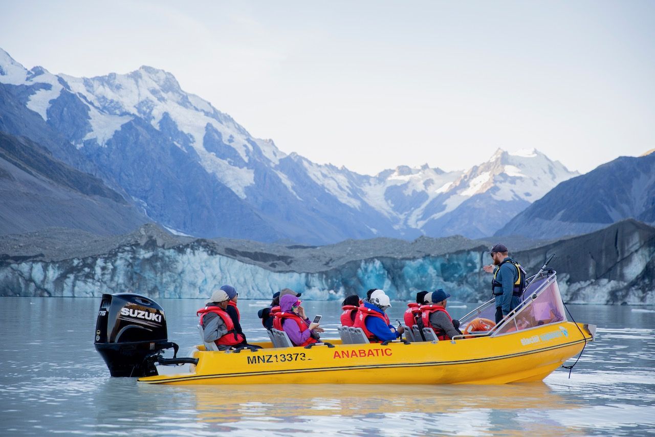 Glacier Boat Tour - Mackenzie Region, New Zealand